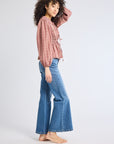 MILLE Clothing Ella Top in Rose Plaid
