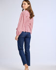 MILLE Clothing Ella Top in Tango Stripe