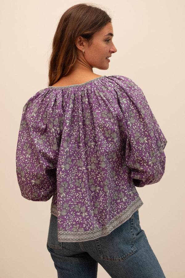 Elodie Top in Provence Floral — view 16