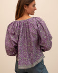 MILLE Clothing Elodie Top in Provence Floral
