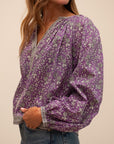 MILLE Clothing Elodie Top in Provence Floral