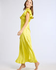 MILLE Clothing Eloise Dress in Citron