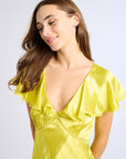 MILLE Clothing Eloise Dress in Citron