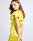 MILLE Clothing Eloise Dress in Citron