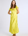 MILLE Clothing Eloise Dress in Citron