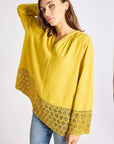 MILLE Clothing Elsie Top in Marigold