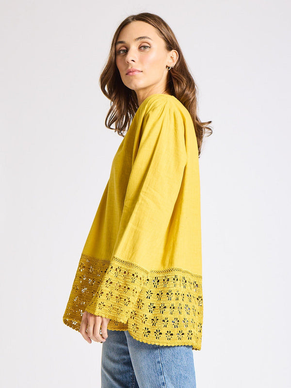 Elsie Top in Marigold — view 5