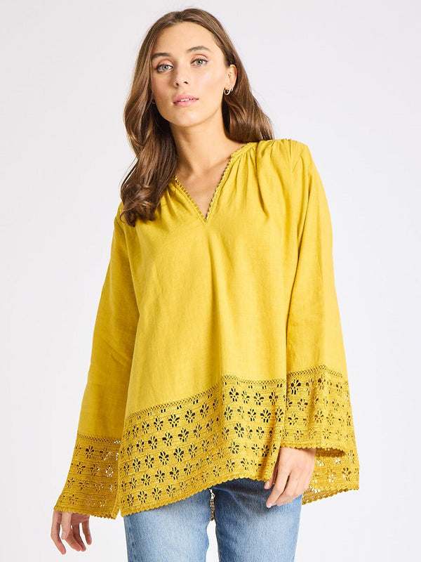 Elsie Top in Marigold — view 6