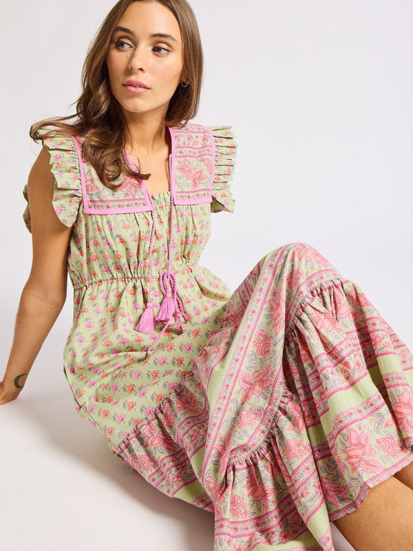Esme Dress in Tulip Print — view 2