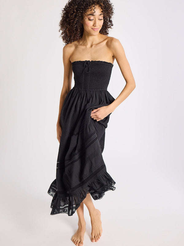 Florence Dress in Black — view 1