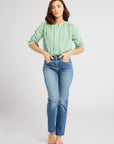 MILLE Clothing Florian Top in Kelly Stripe