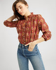 MILLE Clothing Francesca Top in Cinnabar