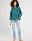 MILLE Clothing Francesca Top in Emerald