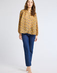 MILLE Clothing Francesca Top in Rattan Floral