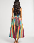 MILLE Clothing Françoise Skirt in Ibiza Stripe