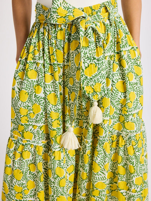 Françoise Skirt in Lemons — view 4