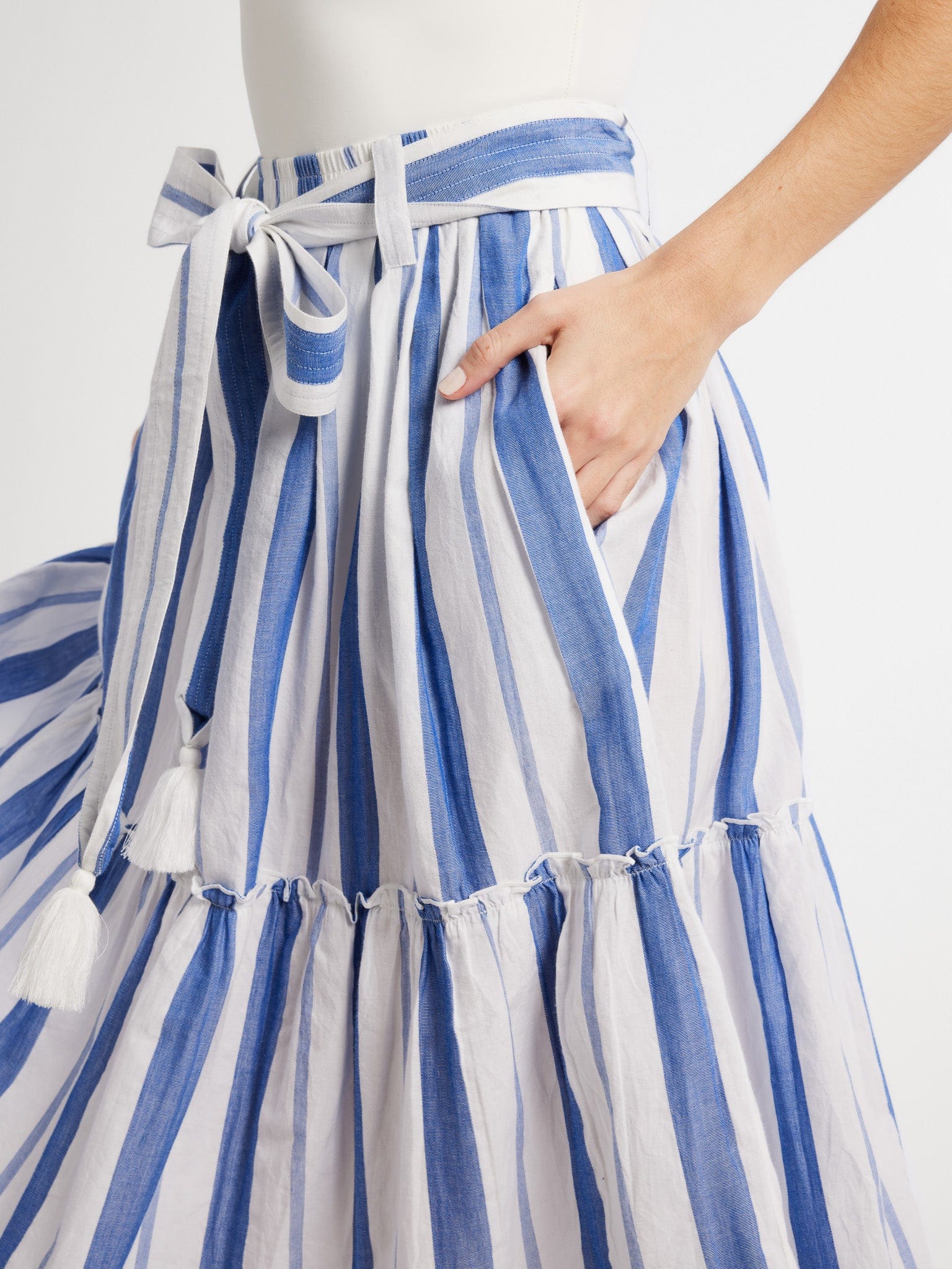 MILLE Clothing Françoise Skirt in Nantucket Stripe