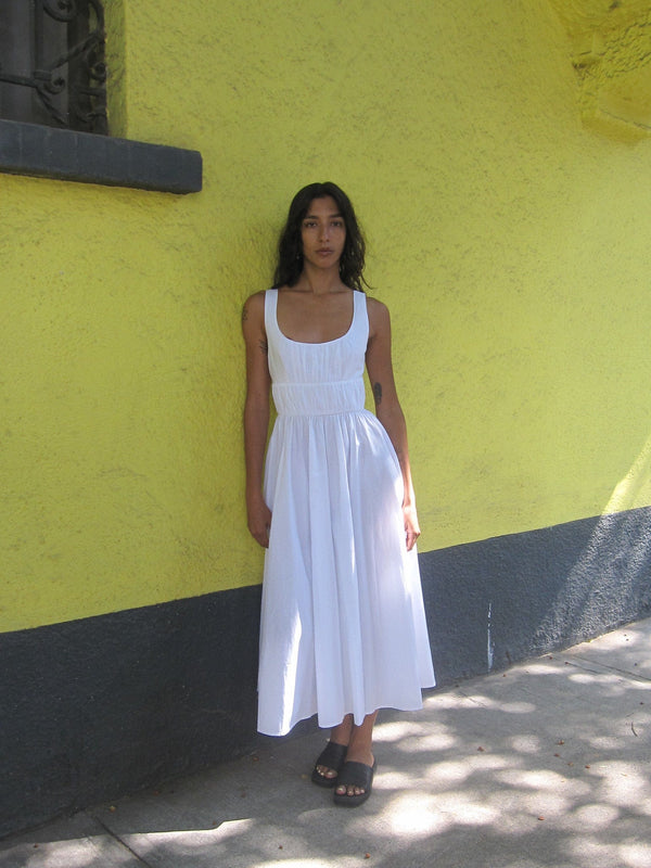 Frannie Dress in White — view 15