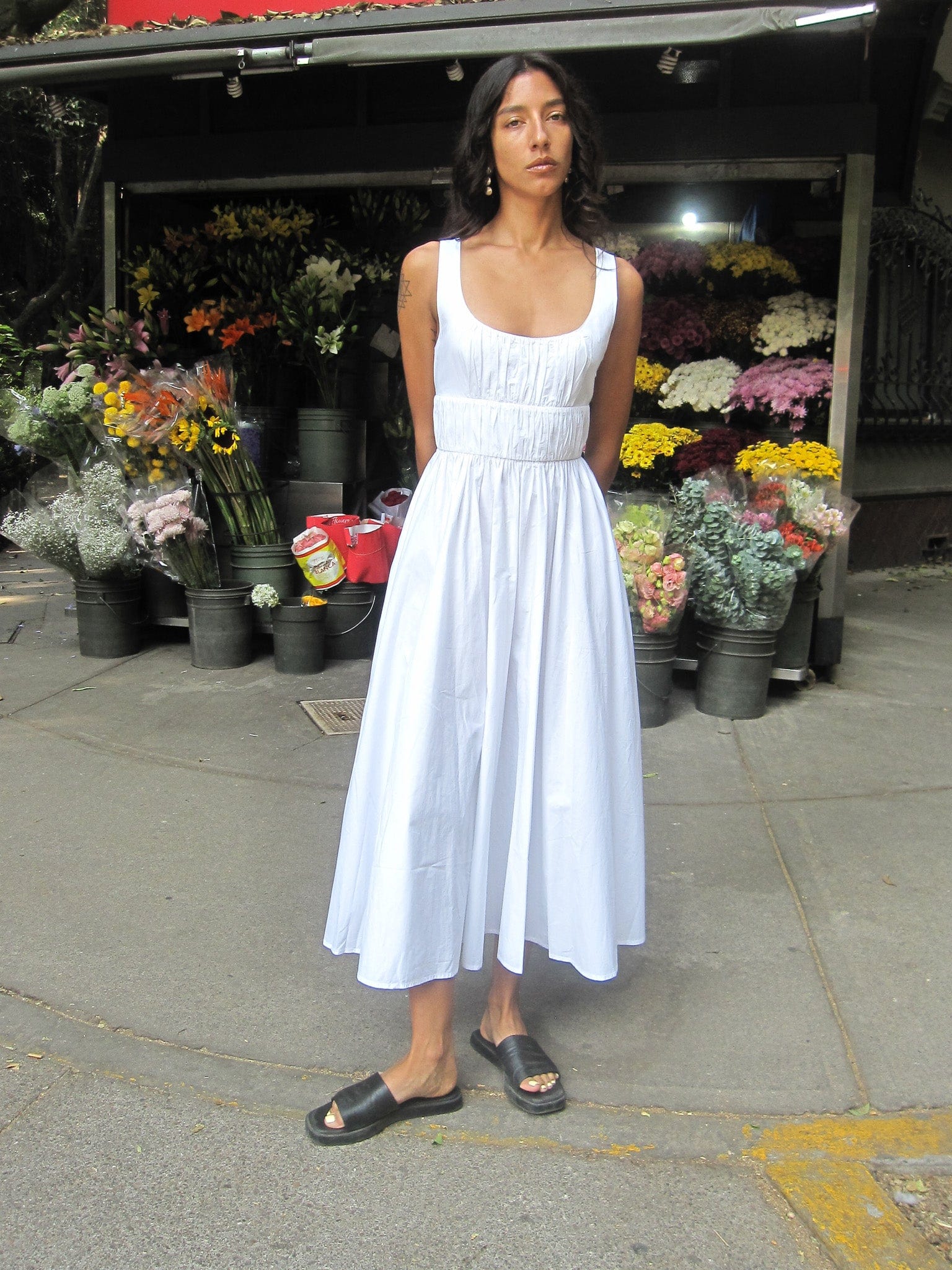 MILLE Clothing Frannie Dress in White
