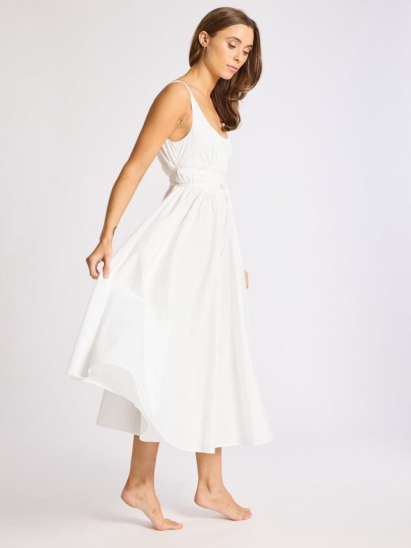 Frannie Dress in White — view 5