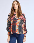 MILLE Clothing Freya Top in Maar Print