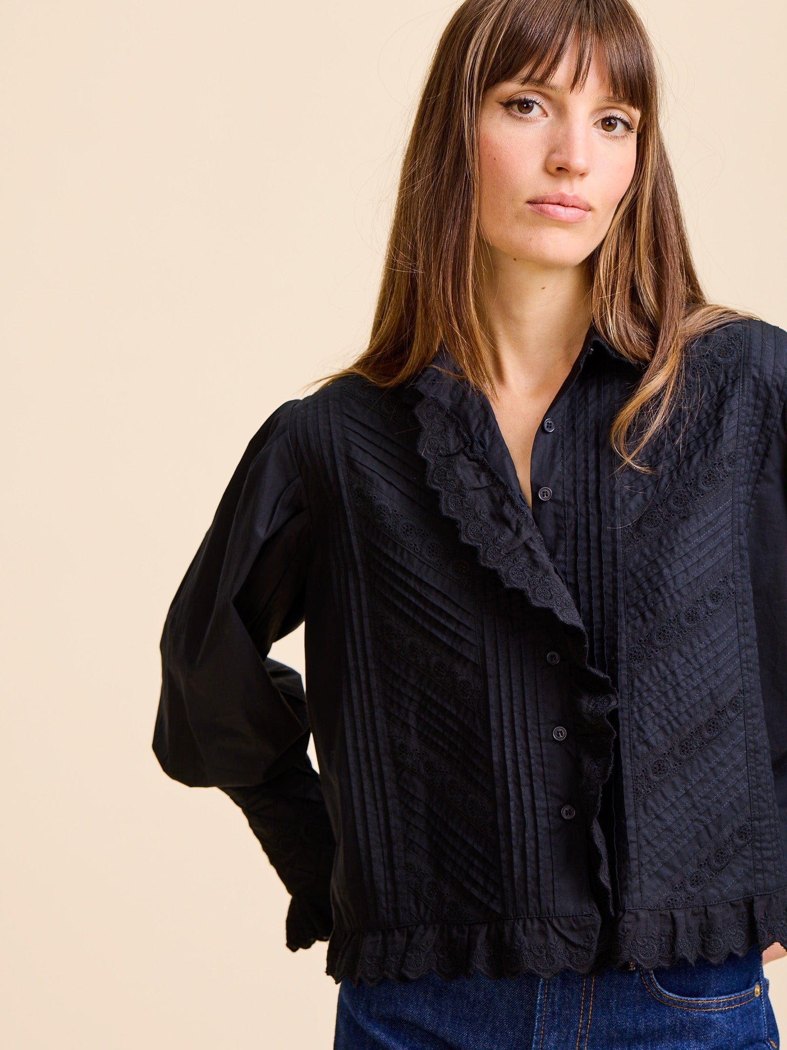 MILLE Clothing Georgina Top in Black