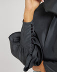 MILLE Clothing Gigi Top in Navy Washed Silk