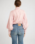 MILLE Clothing Gigi Top in Pink Jacquard