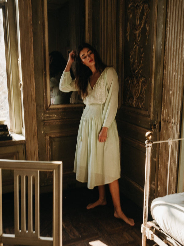 Greta Dress in Meadow — view 9