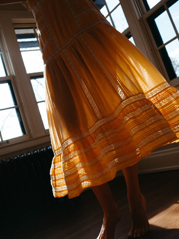 Hana Dress in Apricot — view 7