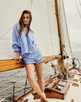 MILLE Clothing Harper Top in Ciel