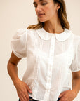 MILLE Clothing Harriet Top in White