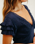 MILLE Clothing Helene Dress in Navy