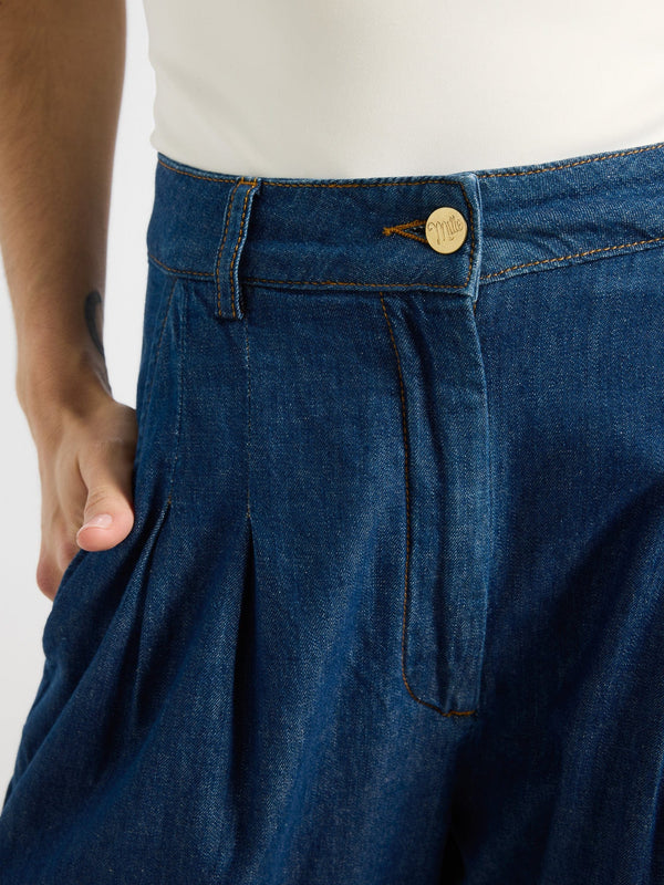 Hepburn Pant in Greenwich — view 5