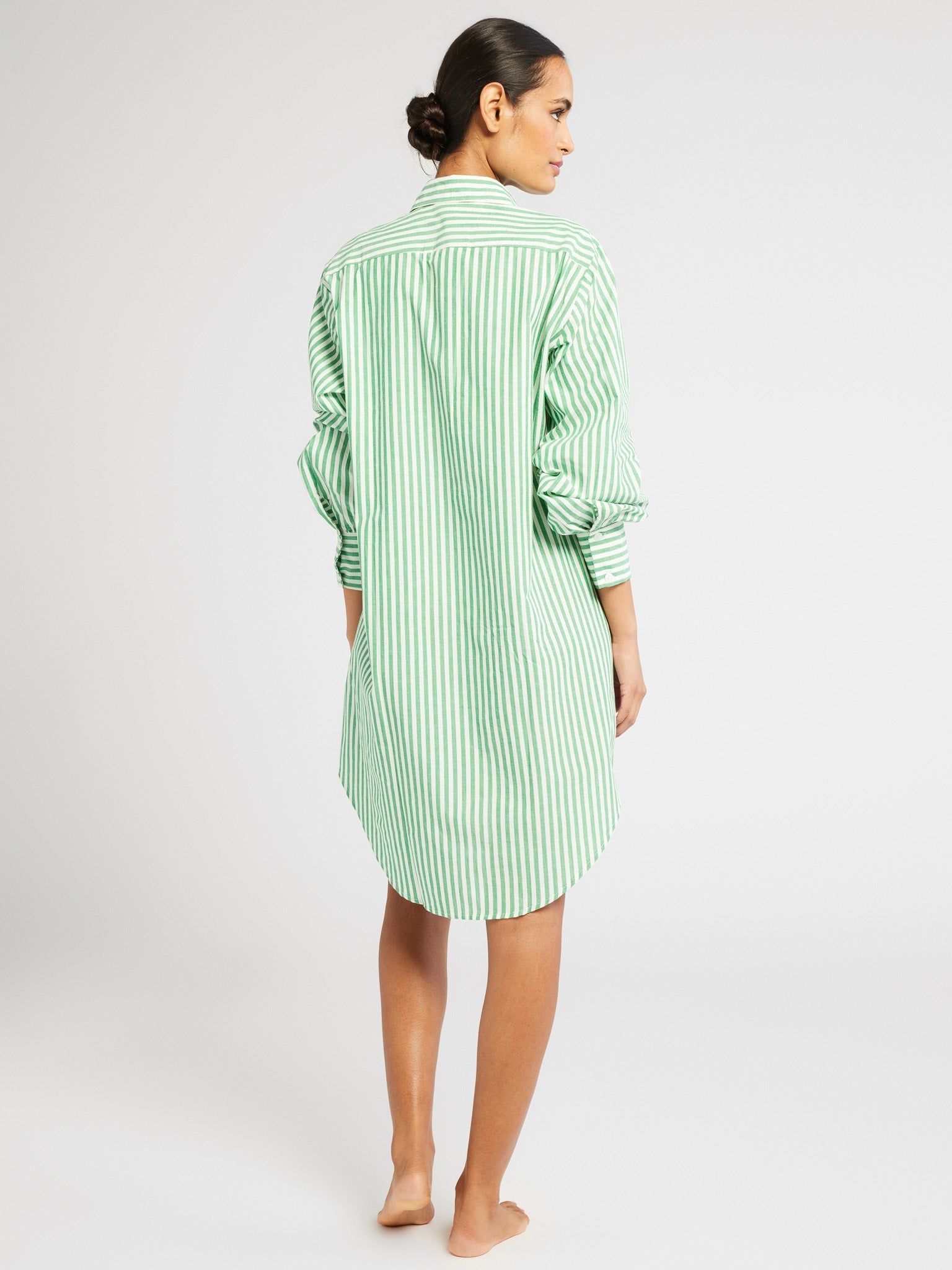 MILLE Clothing Holly Mini Dress in Kelly Stripe