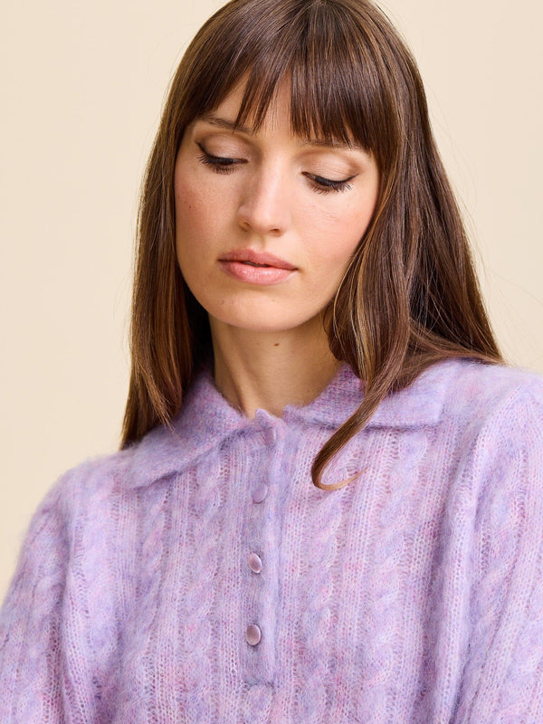 Ingrid Henley in Lilac — view 3