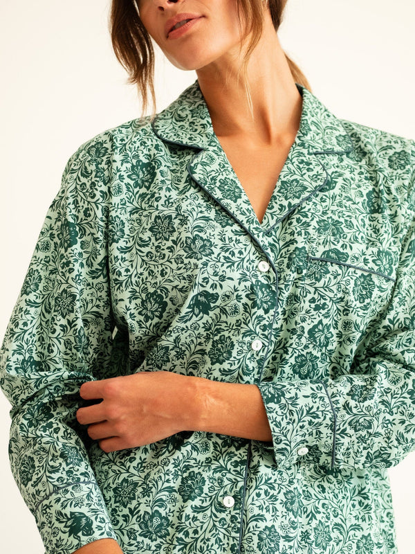 Iris Top in Jade Floral — view 6