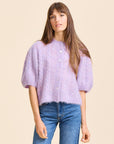 MILLE Clothing Isa Cardigan in Lilac