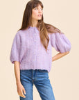MILLE Clothing Isa Cardigan in Lilac