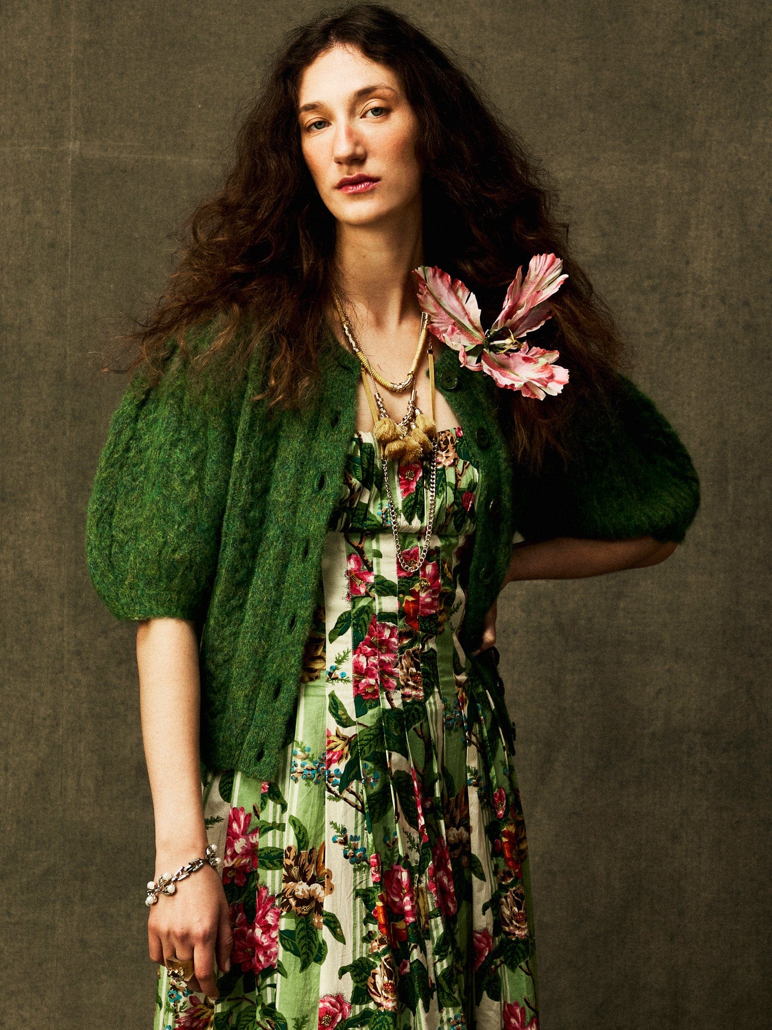 Tully Dress in Garden Stripe MILLE Tully Dress in Garden Stripe MILLE