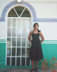 MILLE Clothing Isla Dress in Black Linen