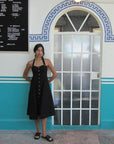 MILLE Clothing Isla Dress in Black Linen