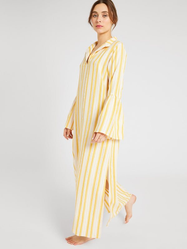 Jacqueline Dress in Citrus Stripe — view 6