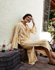 MILLE Clothing Jacqueline Dress in Citrus Stripe