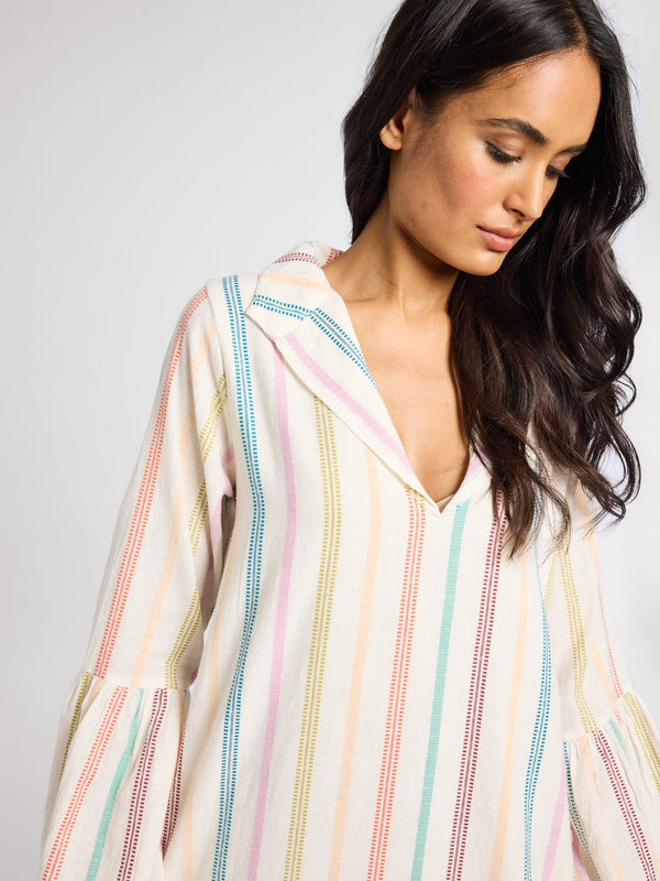 Jacqueline Dress in Mallorca Stripe — view 2