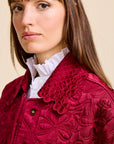 MILLE Clothing Jade Quilted Jacket in Claret