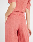 MILLE Clothing James Pant in Rosewood Eyelet