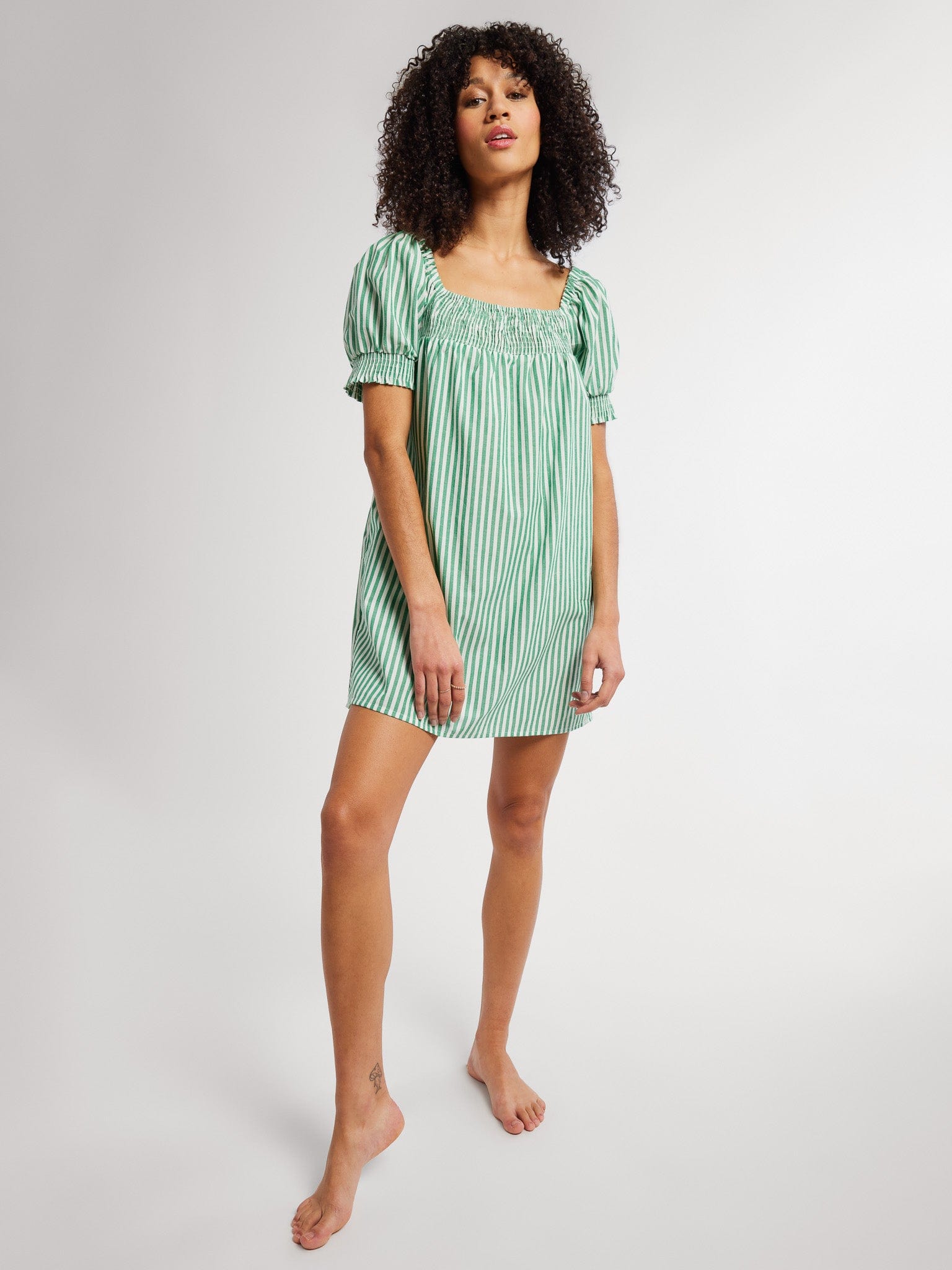 MILLE Clothing Jane Dress in Kelly Stripe