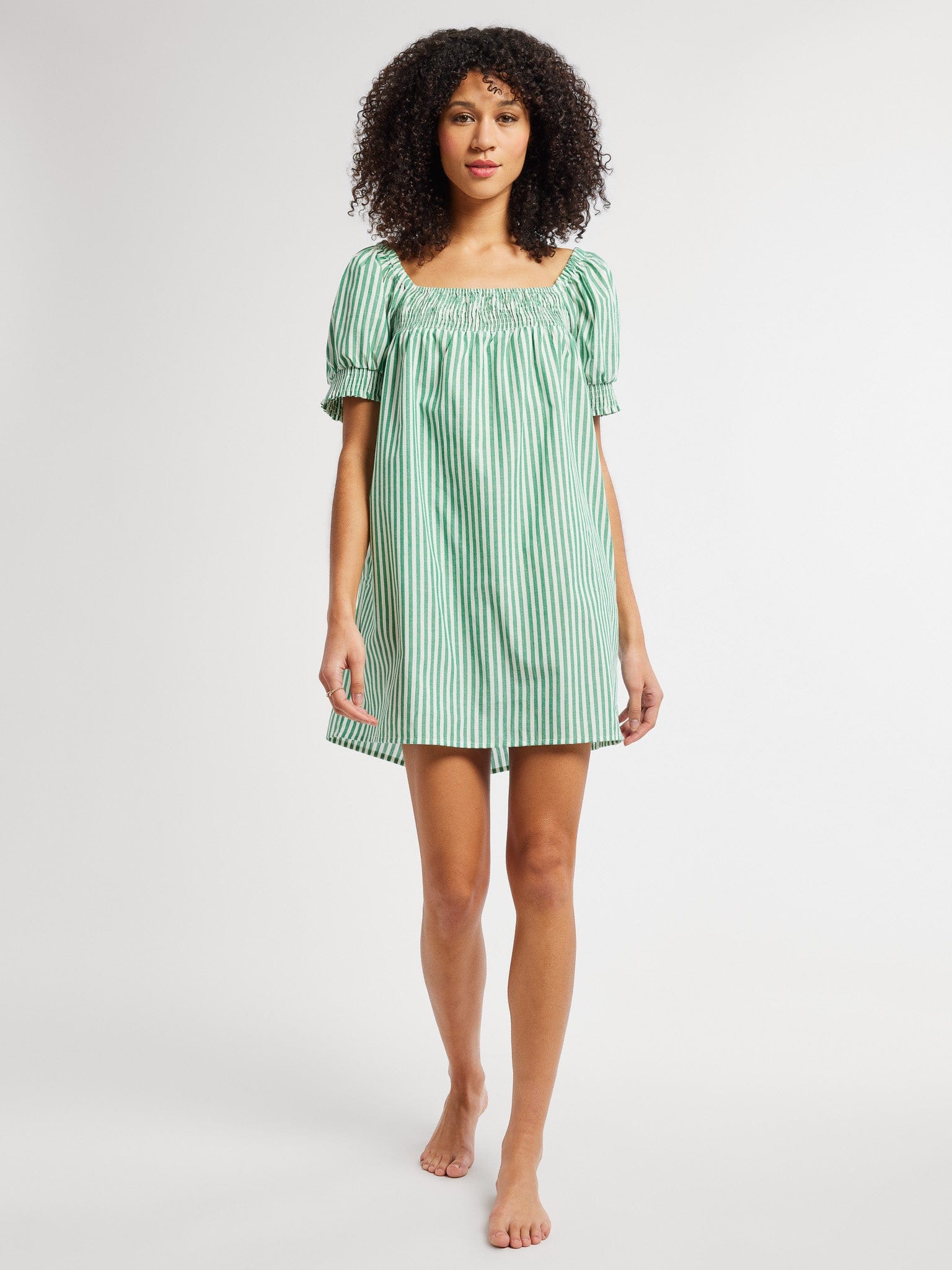 MILLE Clothing Jane Dress in Kelly Stripe