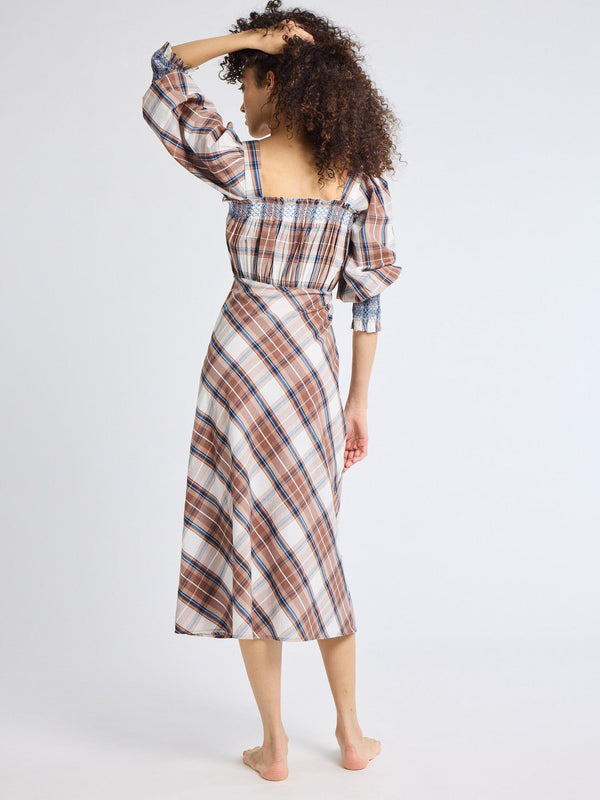Joan Dress in Highland Plaid — view 8